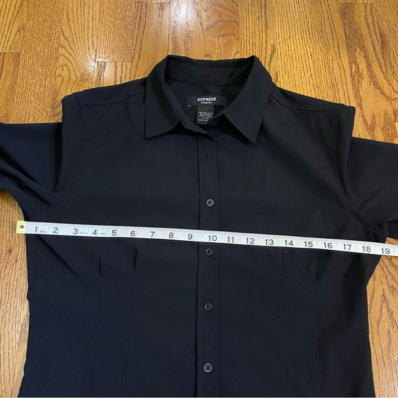 Express Stretch Black Button Down - Picture 10 of 12